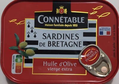 Sardines de Bretagne huile d'olive