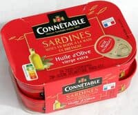 Sardines à l'huile d'olive vierge extra, lot de 2
