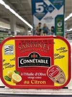 SARDINES HUILE OLIVE CITRON
