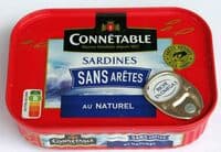 Sardines sans arêtes au naturel