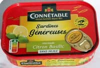 Sardines marinade citron basilic sans huile