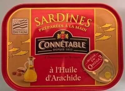 Sardines à l'huile d'arachide