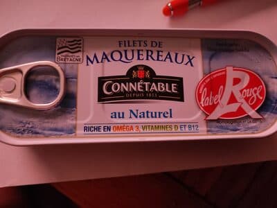 Filets de maquereaux au naturel