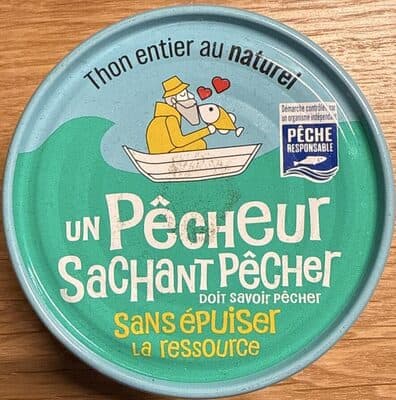 Thon entier au naturel