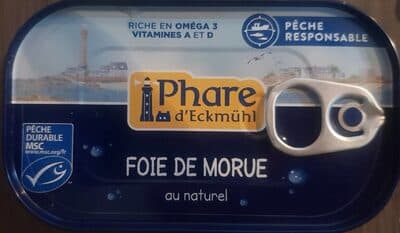 Foie de morue au naturel