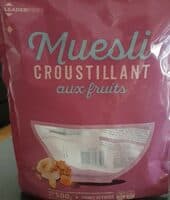 Muesli croustillant aux fruits