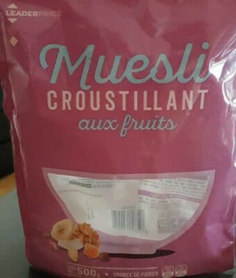 Muesli croustillant aux fruits