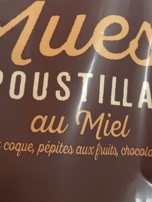 Muesli croustillant au miel