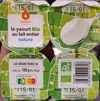 Yaourt au Lait Entier nature