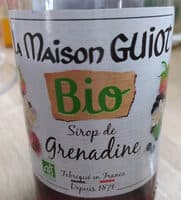 Sirop de grenadine Bio