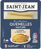 Quenelles et Jean nature au beurre français