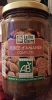 Purée d'amande complète