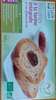 Biscottes à la farine intégrale et aux graines de lin
