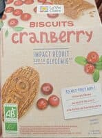 Biscuits cranberry