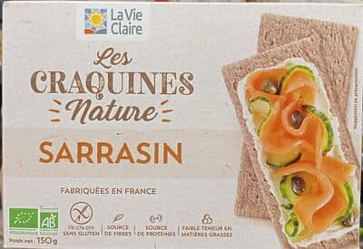 Les craquines nature sarrasin