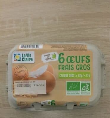 Œufs frais gros