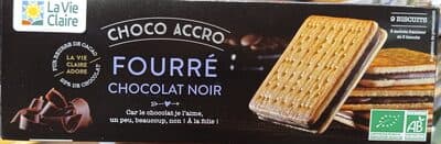 Biscuit Fourré chocolat