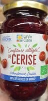 Confiture allégée de cerise