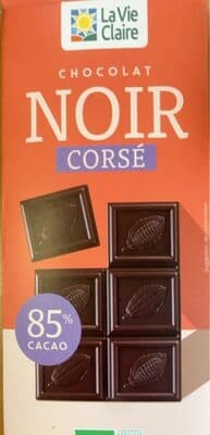 Chocolat noir corsé 85%