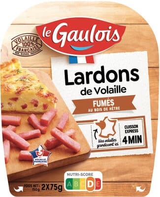 Lardons de volaille fumés Le Gaulois