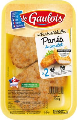 Panés de poulet x2