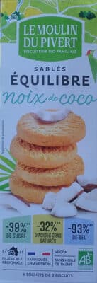 Sablés Equilibre Noix de coco