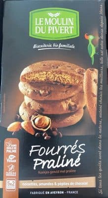 Biscuits fourrés au Praliné