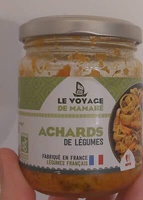 Achards de légumes