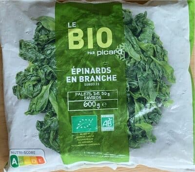Epinards en branches surgelés