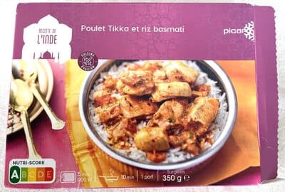 Poulet Tikka et riz basmati