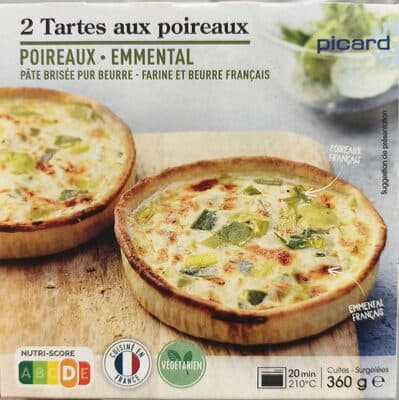 2 Tartes aux poireaux