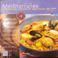 Paella au poulet et aux fruits de mer