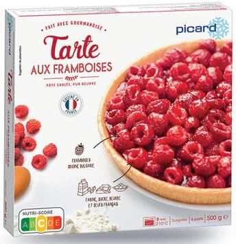 Tarte aux framboises