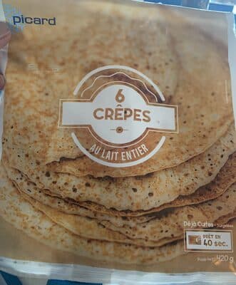 Crêpes au lait entier
