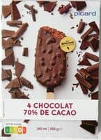 4 Chocolat 70% de cacao