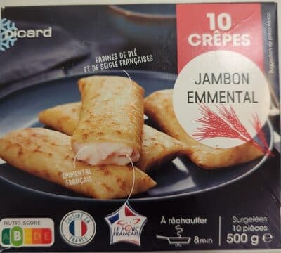 10 Crêpes Jambon Emmental