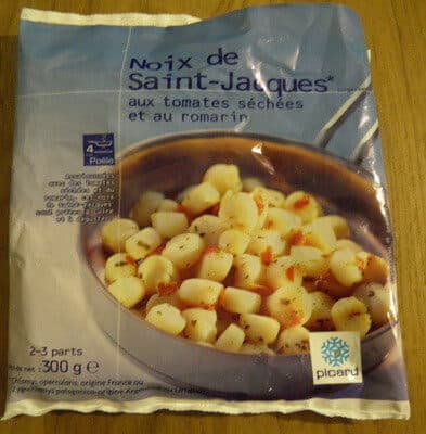 Noix de Saint-Jacques* aux tomates séchées et au romarin, Surgelé