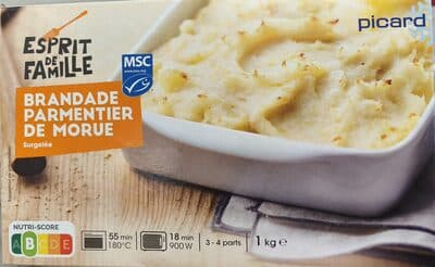 Brandade parmentier de morue