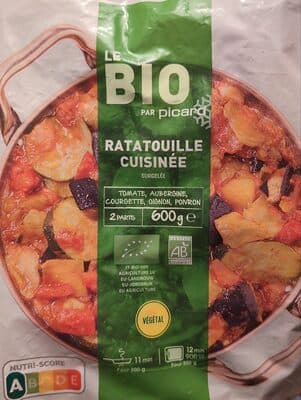 Ratatouille cuisinée Bio