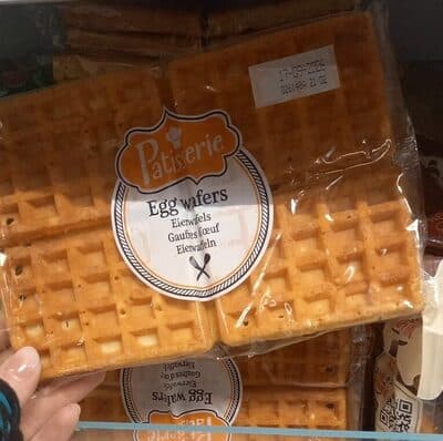 pâtisserie mini gaufres œufs 165g