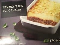 Parmentier de Canard, Surgelé