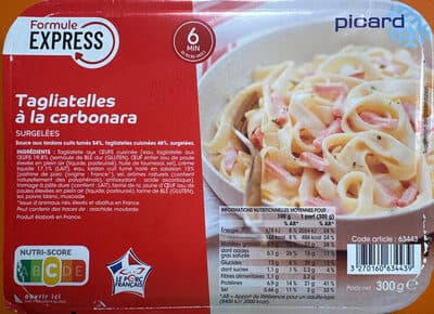 Tagliatelles à la carbonara