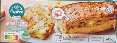 Mini-cake chèvre tomate courgette