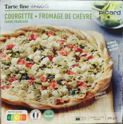 Tarte Fine Courgette Fromage de Chèvre