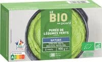Purée de légumes verts bio