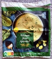 Velouté fève épinards