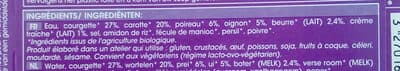 Potage cuisiné aux 4 légumes, bio