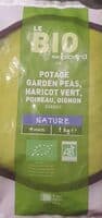 Potage garden peas haricot vert poireau oignon