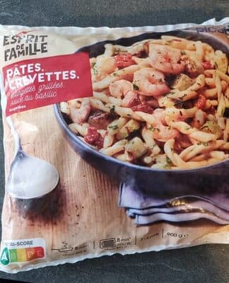 Pâtes crevettes