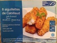 8 aiguillettes de Cabillaud panure multi-grains